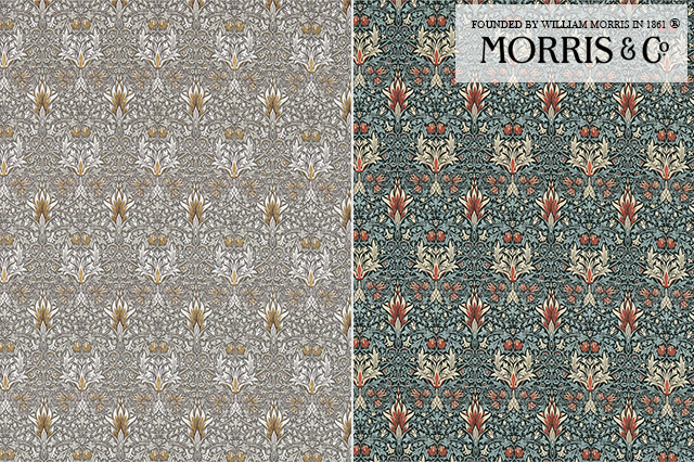 カーテン生地カット売り】ウィリアム・モリスWilliam Morris スネーク