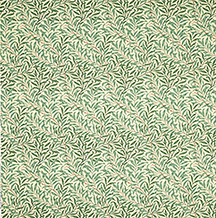 【カーテン生地】ウィリアムモリスwilliammorris柳の葉と茎でナチュラルなデザインウイローボウ1